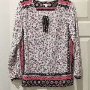 JJill long sleeve blouse